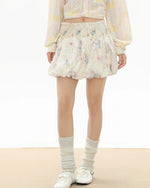 레트로 개성 스커트