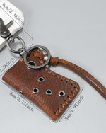 牛革ライターキーホルダー