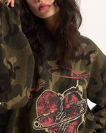 ヴィンテージ迷彩パーカー