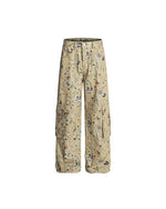 全面プリントのワークジーンズ