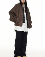 Fake two-piece cotton jacket