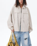 シンプルなゆったりコート