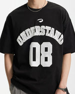 Letter print short sleeves