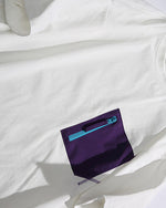 Contrast pocket short sleeves