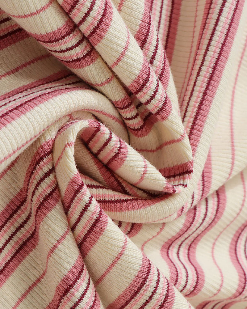 스트라이프 심플 반팔