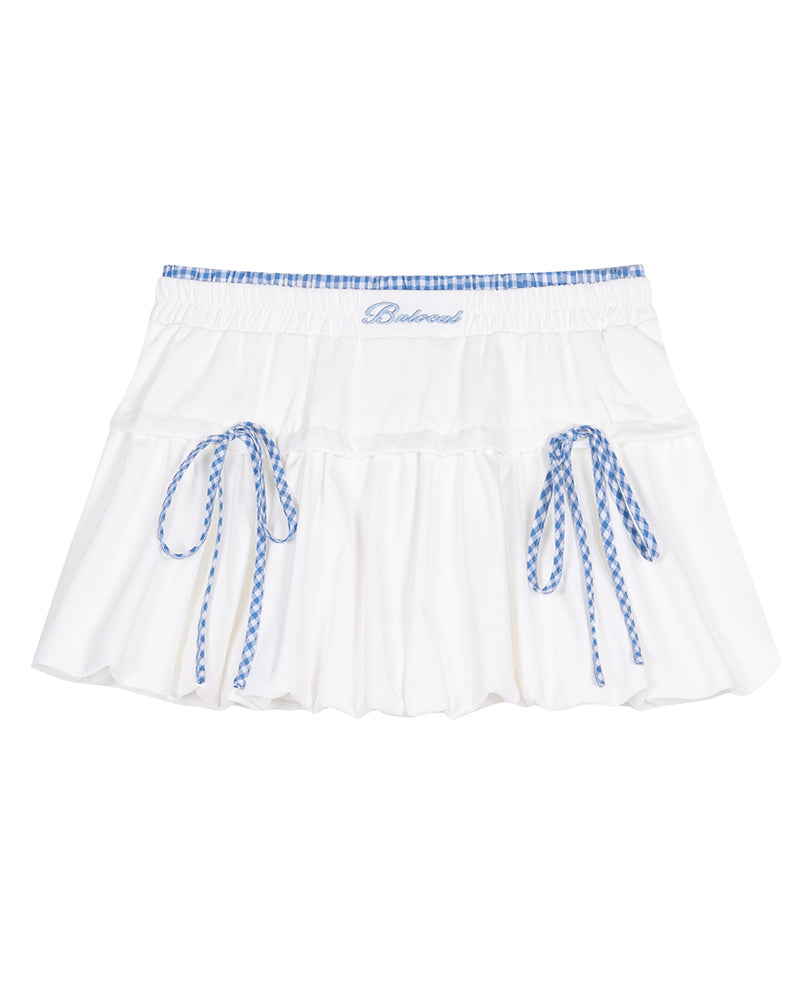 Retro bow skirt