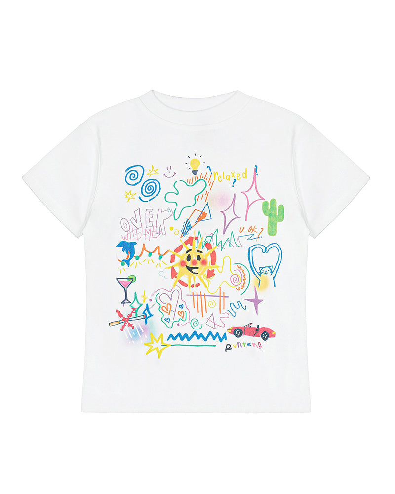 Cute personality short sleeves