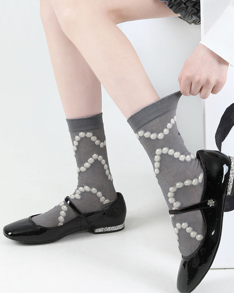 薄手のショートソックス