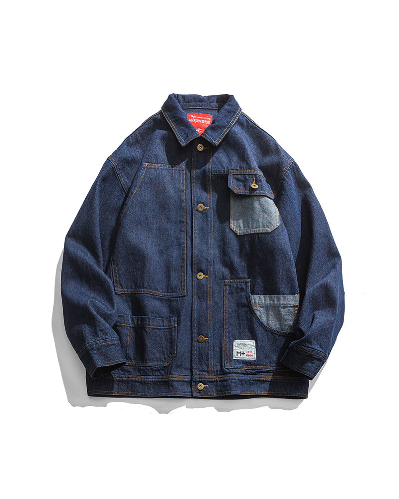 マルチポケットデニムワークジャケット