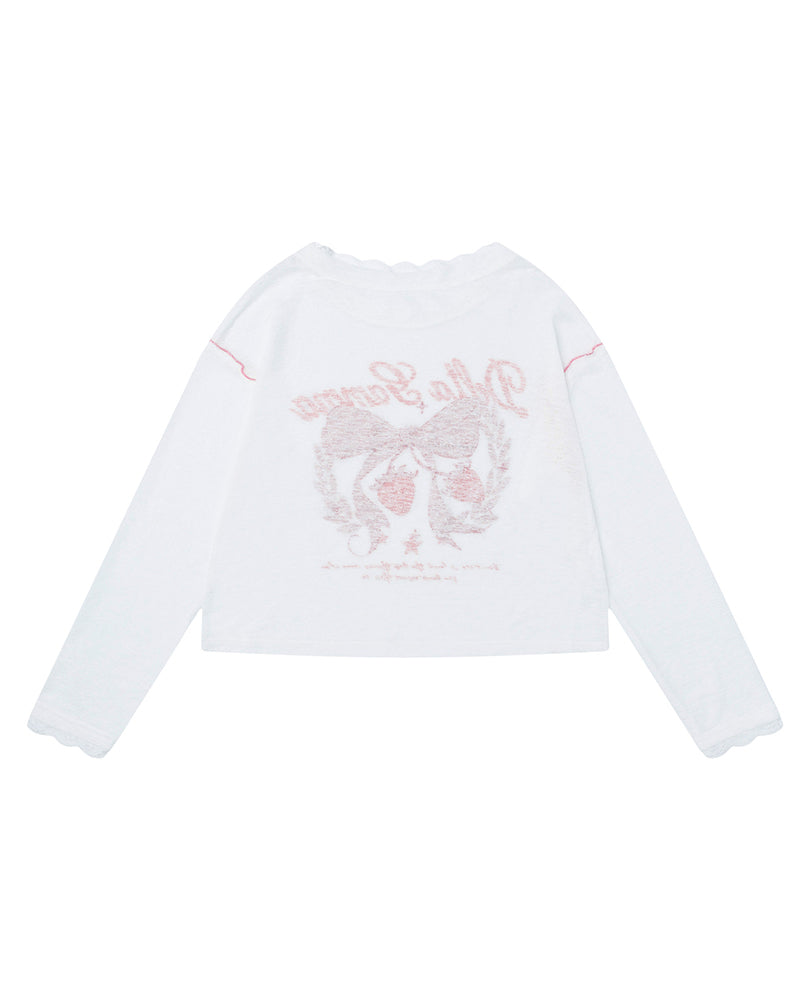 귀여운 심플한 디자인의 긴팔