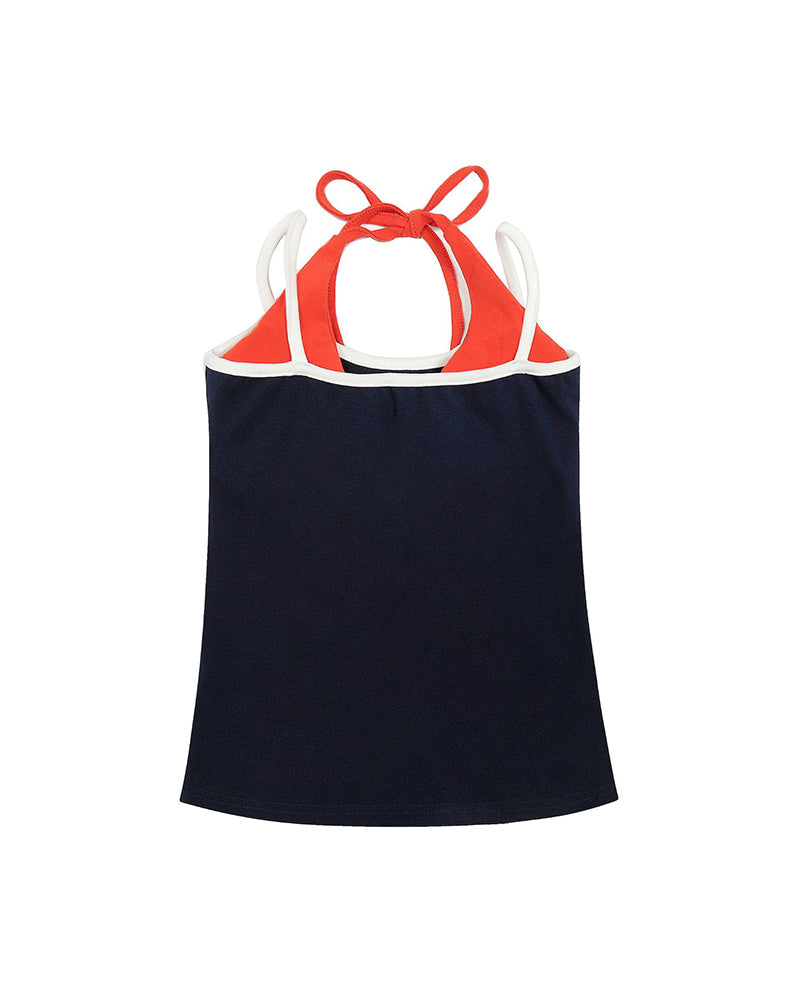 パーソナライズされたコントラストカラーのサスペンダー