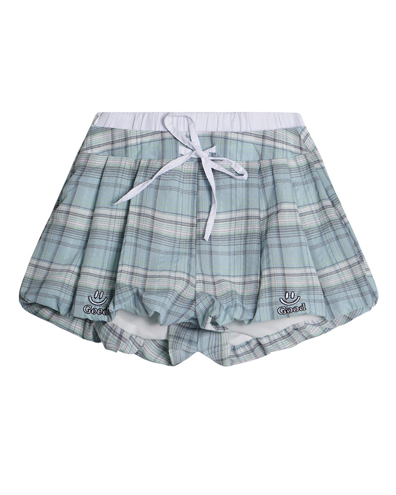 플레드 캐주얼 반바지