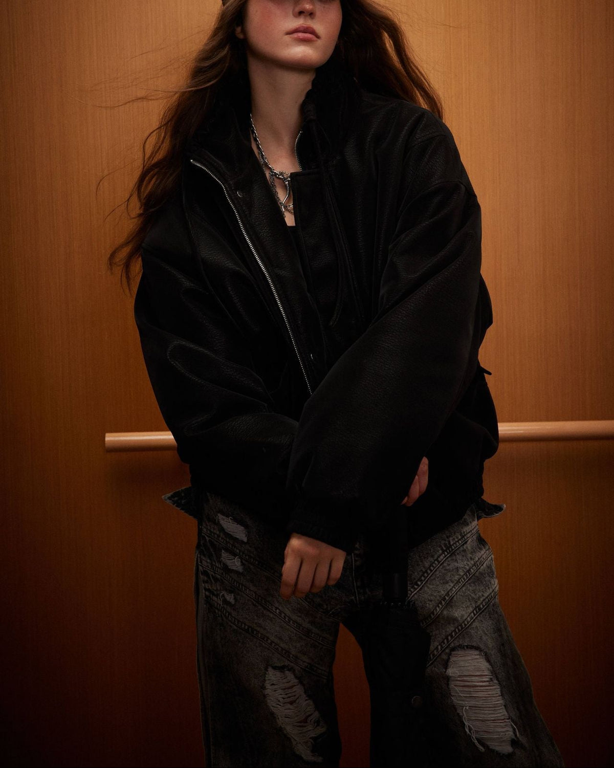 シンプルなカップルジャケット