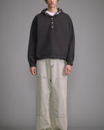 Casual fake two piece sweatshirt