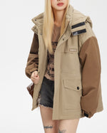 ヴィンテージのゆったりとしたコットンジャケット