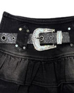 Designer denim skirt