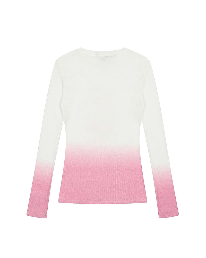 レトロなデザインの長袖