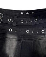 빈티지 리벳 데님 스커트