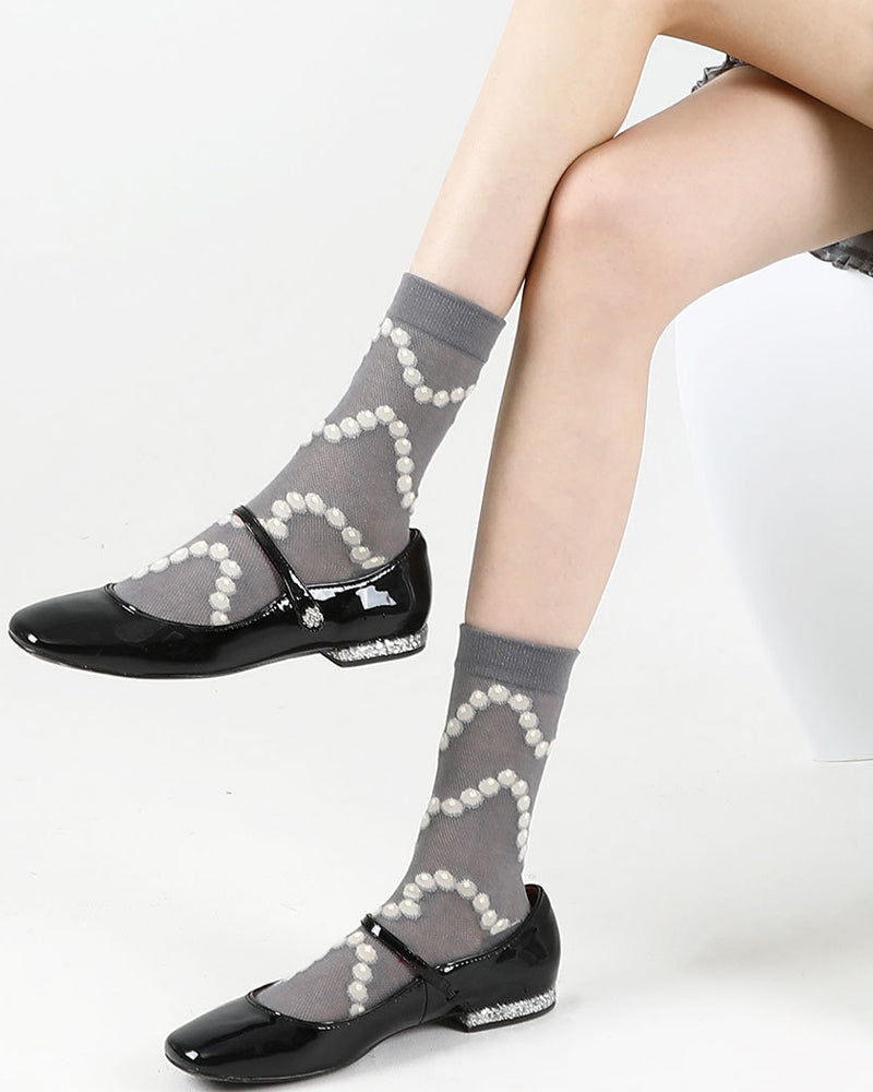 薄手のショートソックス