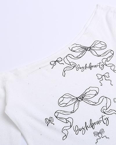 レトロ可愛いシンプル長袖