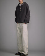 Casual fake two piece sweatshirt