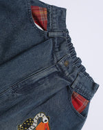 楽しい刺繍ジーンズ