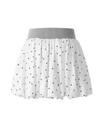 귀여운 물방울 무늬 스커트