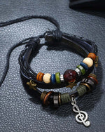 Multi-layer beaded bracelet