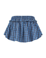 레트로 플레드 스커트