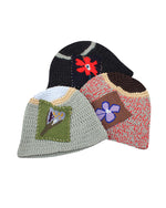 かぎ針編みのニット帽