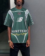 Letter motorcycle short sleeves