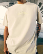 ゆったりとしたコットンの半袖