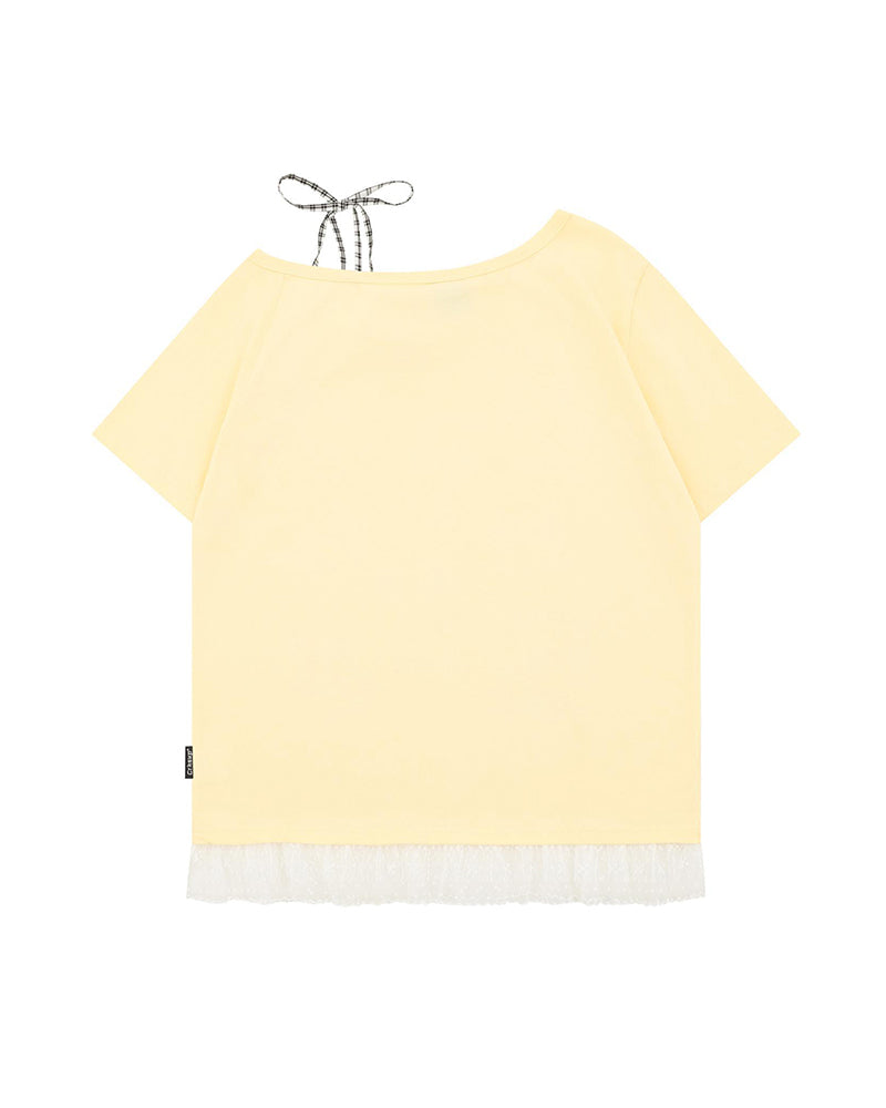 Dopamine off-shoulder short sleeves