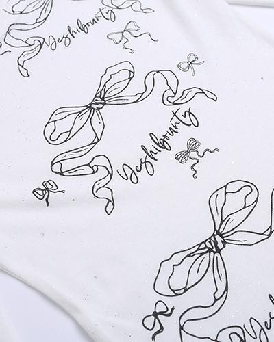 レトロ可愛いシンプル長袖