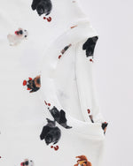 Fun pattern short sleeves