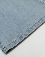 Loose washed jeans