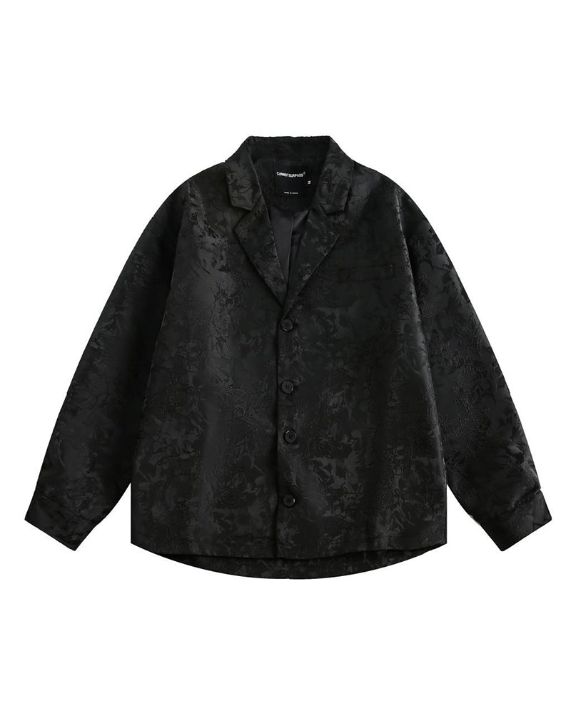 ダークジャカードスーツジャケット