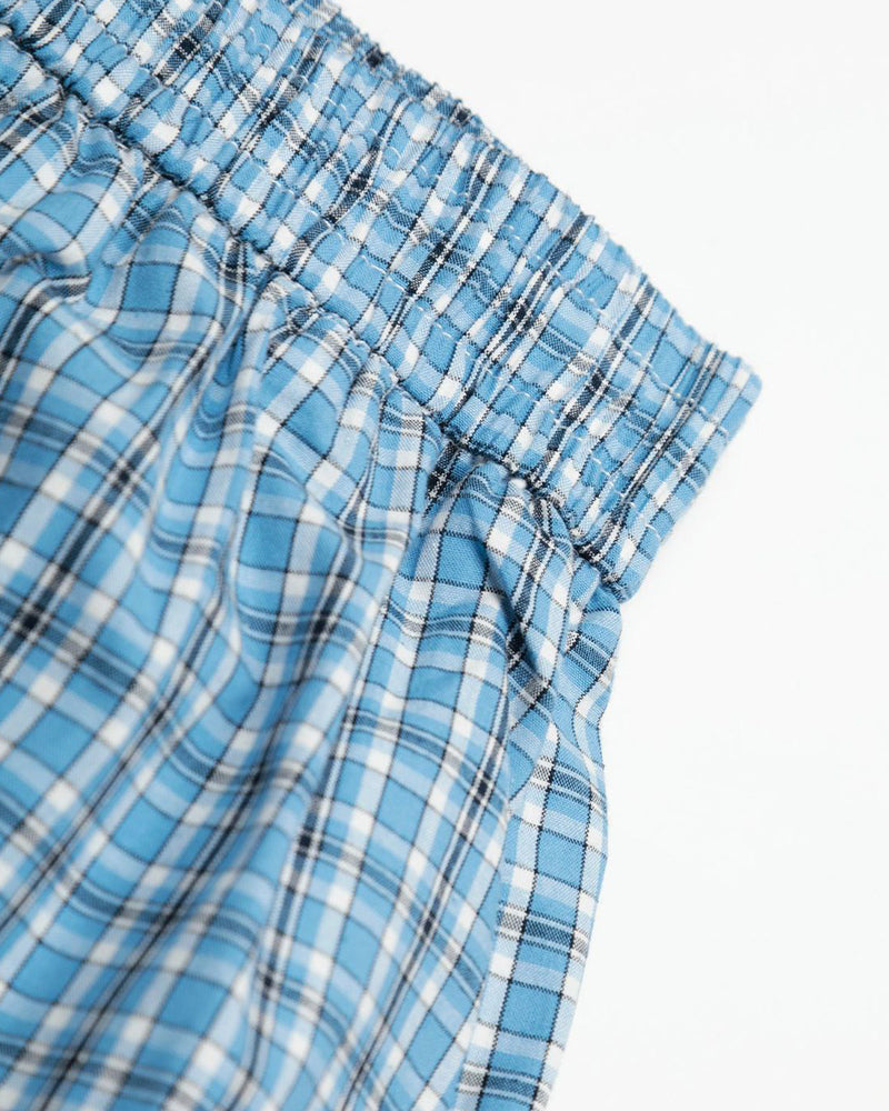 チェック柄カジュアルショートパンツ