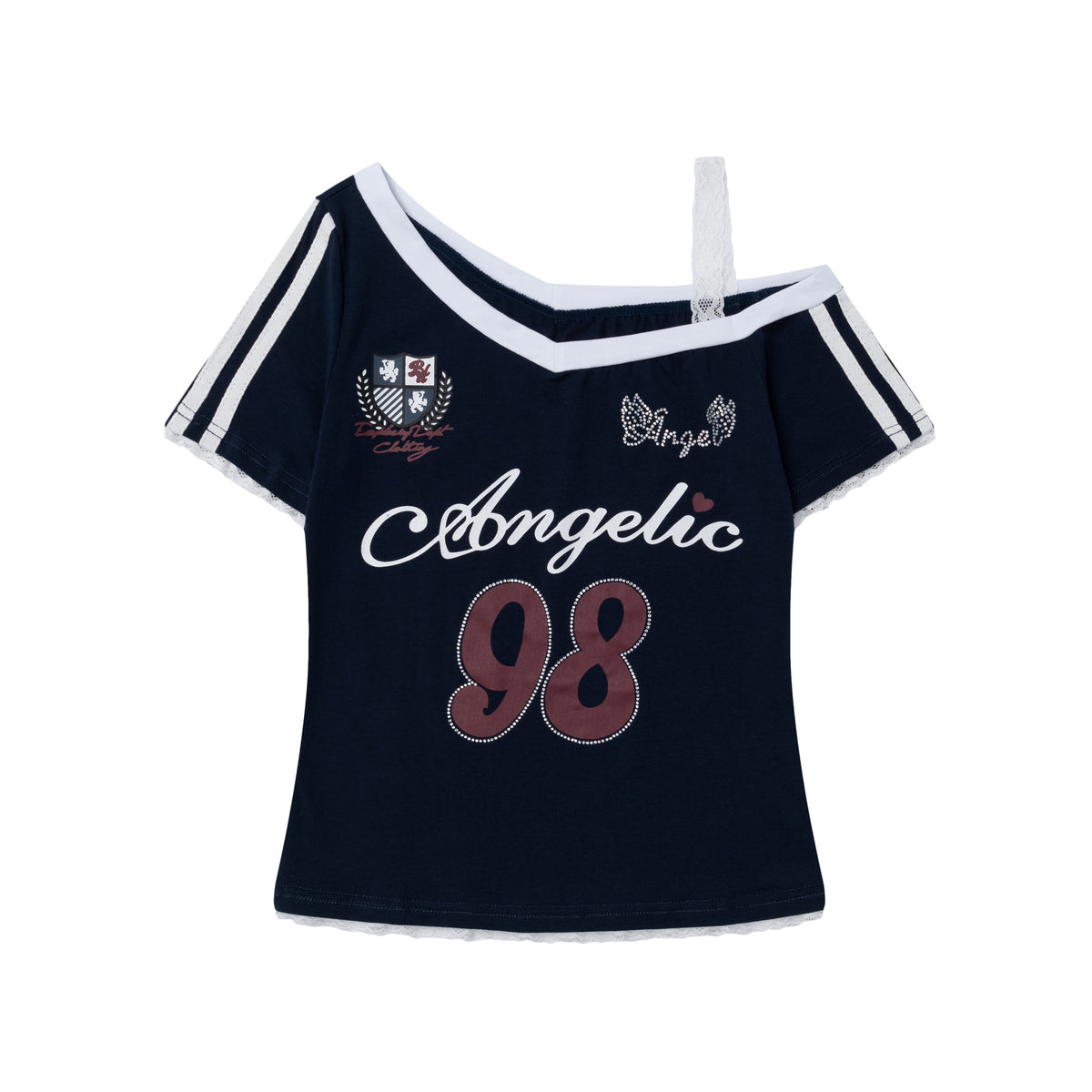 シンプルなデザインの半袖