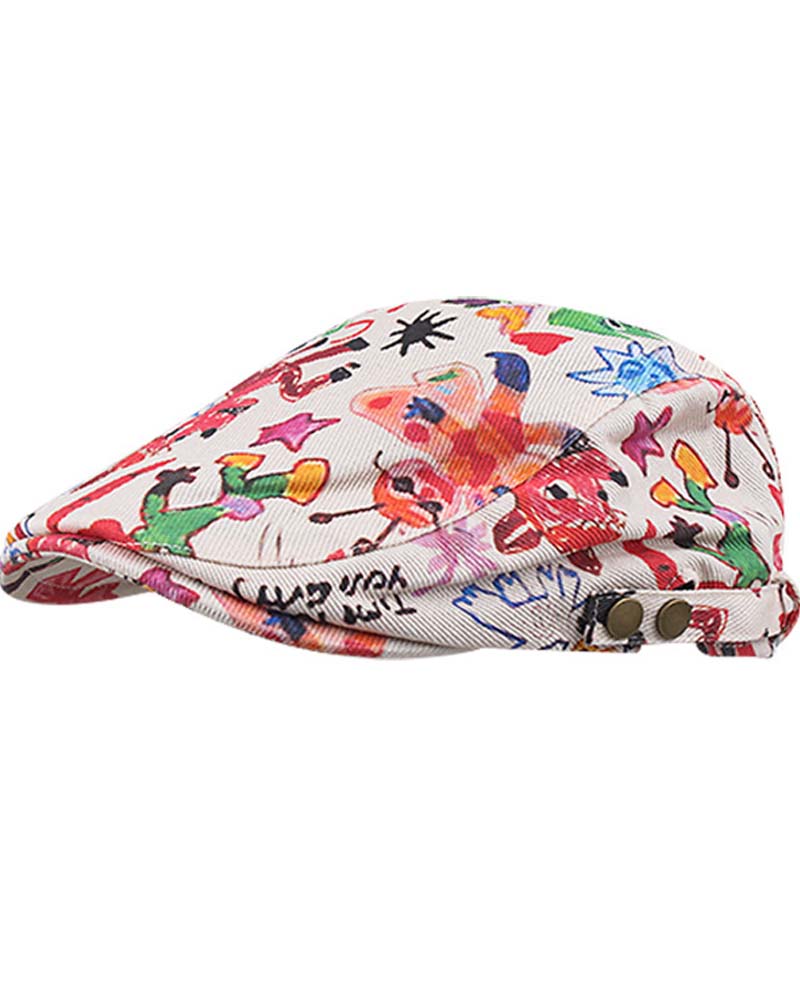 Cute graffiti beret