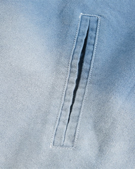 ダメージ加工のウォッシュジャケット