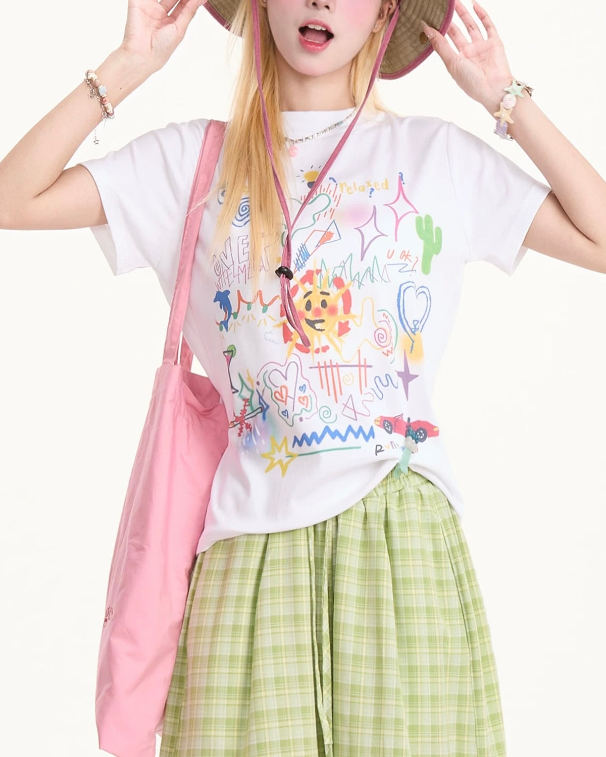 Cute personality short sleeves