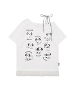 Dopamine off-shoulder short sleeves