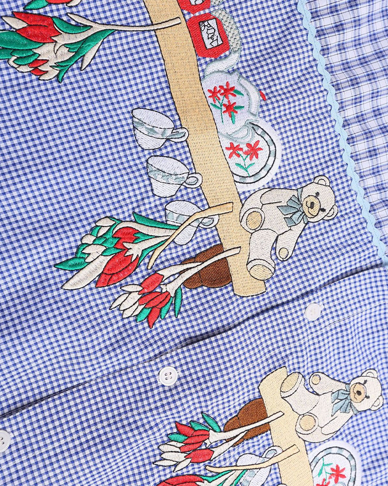 かわいいクマの半袖シャツ