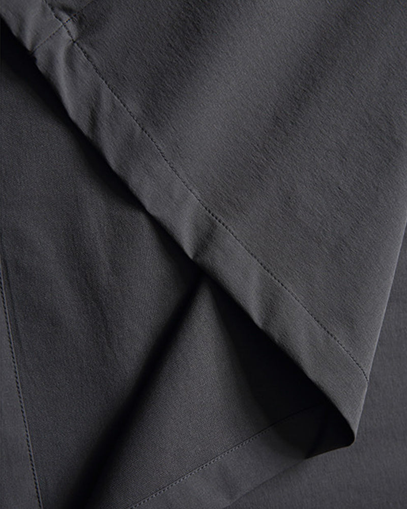 コントラストカラーの速乾性半袖