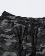Vintage Multi-Pocket Camouflage Shorts