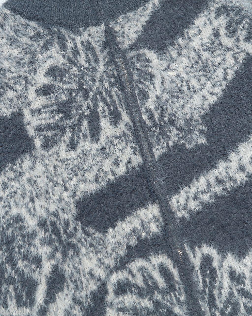 ヴィンテージ柄カーディガンセーター