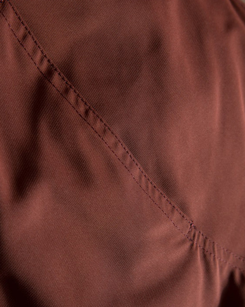 パッチワークコントラストカラーダウンジャケット