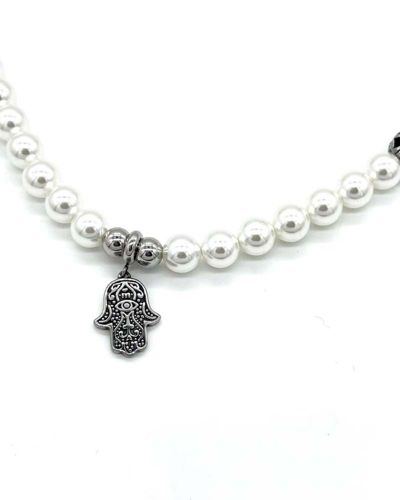 Pearl clavicle necklace
