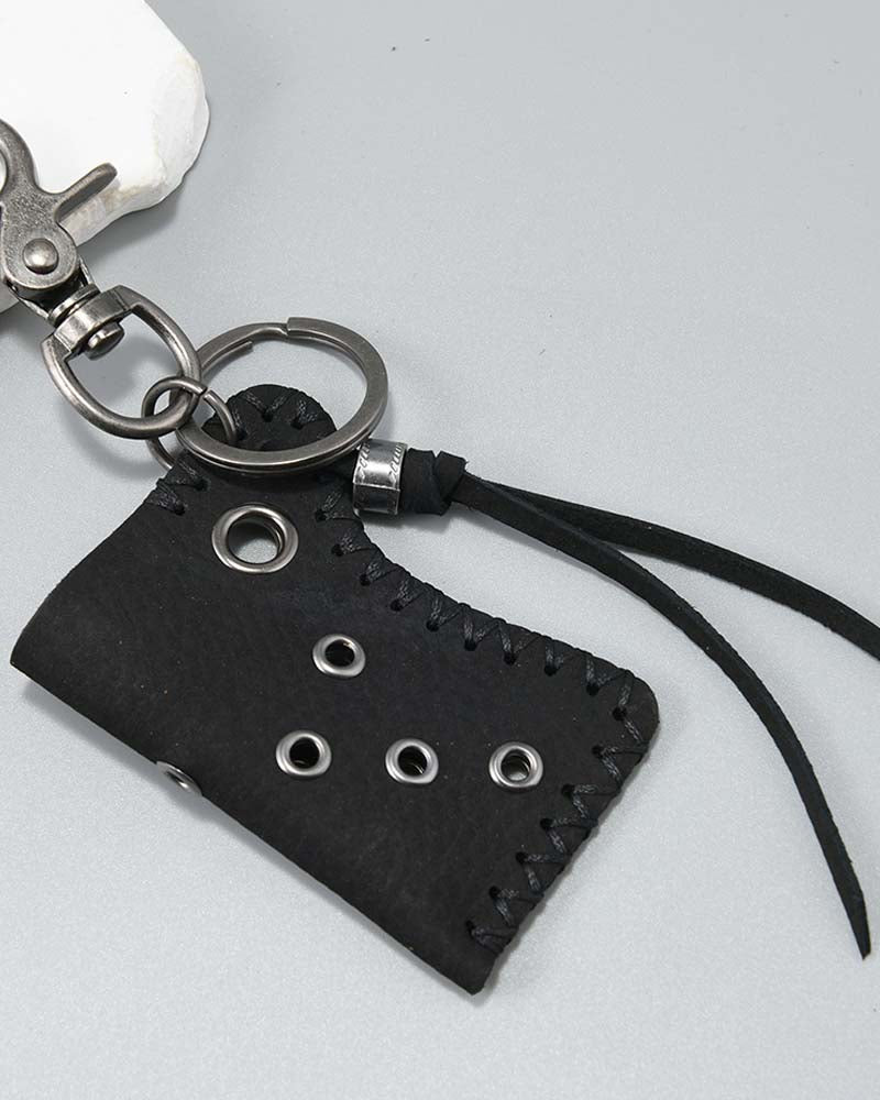 牛革ライターキーホルダー